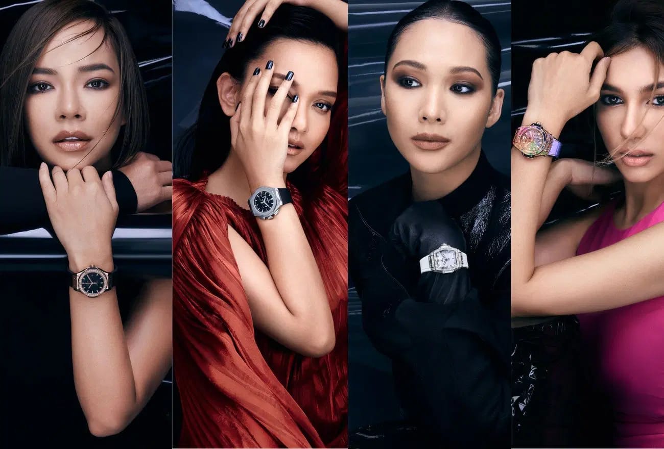 Empat Jelitawan Bergaya Indah Bersama Jam Tangan Hublot